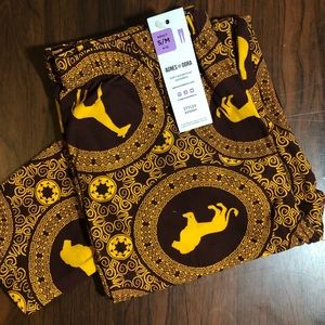 Agnes & Dora Giraffe/Lion Leggings Size S/M